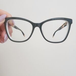 Furla VFU758K eye glasses, dark green